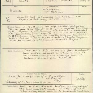 Soldier packet page