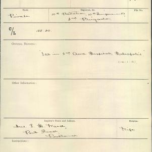 Soldier packet page
