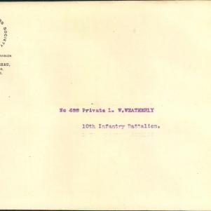 Soldier packet page