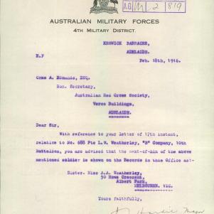 Soldier packet page
