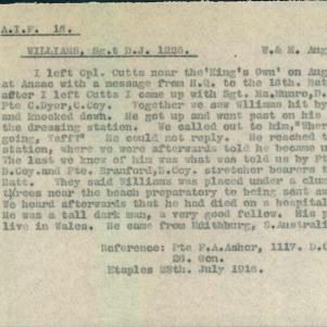 Soldier packet page