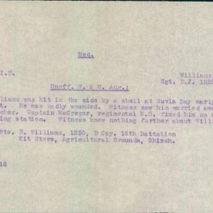 Soldier packet page