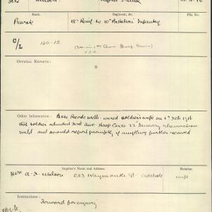 Soldier packet page