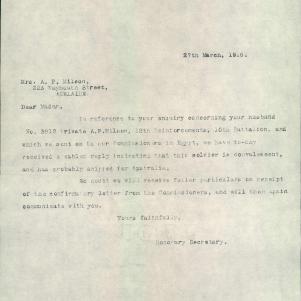 Soldier packet page