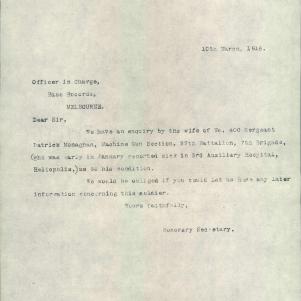Soldier packet page