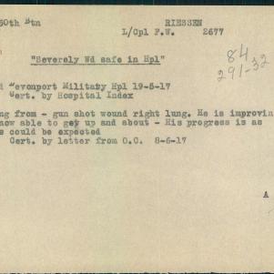 Soldier packet page