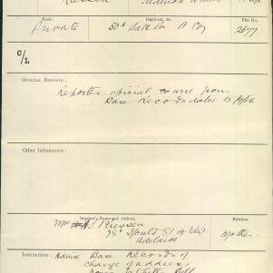 Soldier packet page