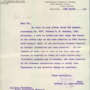 Soldier packet page
