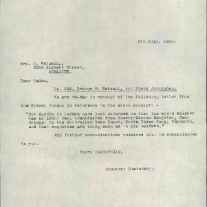 Soldier packet page