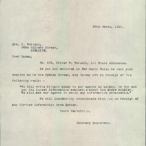 Soldier packet page