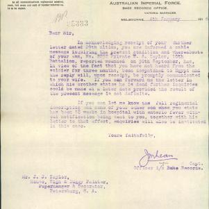 Soldier packet page
