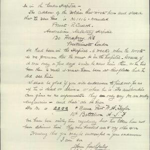Soldier packet page