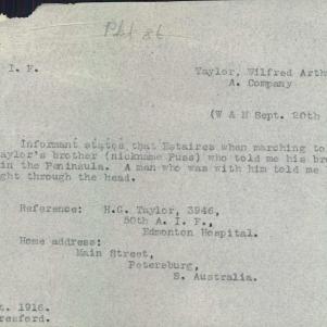 Soldier packet page