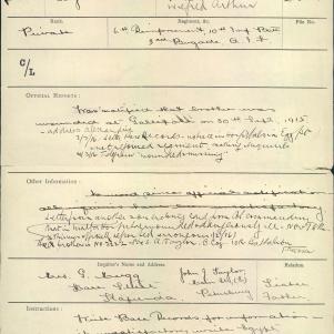 Soldier packet page