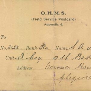 Soldier packet page