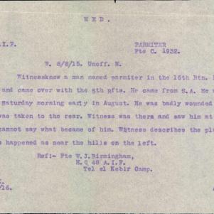 Soldier packet page