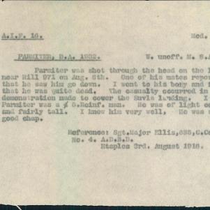 Soldier packet page