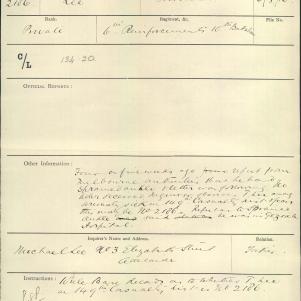 Soldier packet page