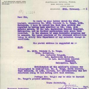 Soldier packet page