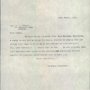Soldier packet page