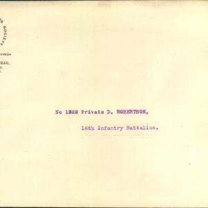 Soldier packet page