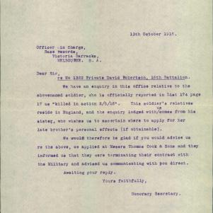 Soldier packet page