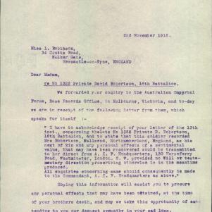 Soldier packet page