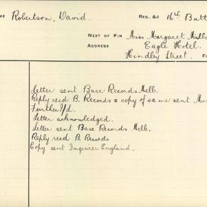 Soldier packet page