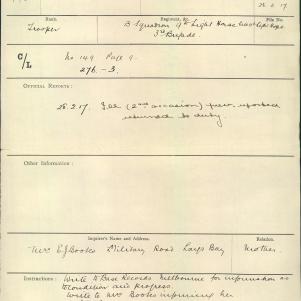Soldier packet page