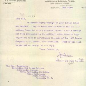 Soldier packet page