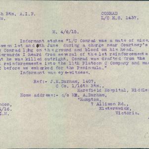 Soldier packet page