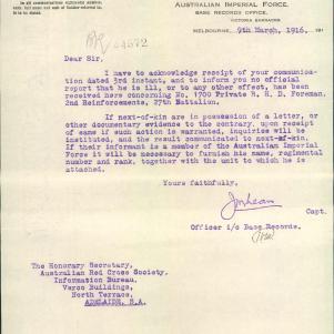 Soldier packet page