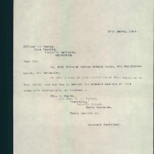 Soldier packet page