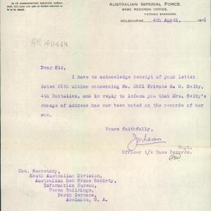 Soldier packet page
