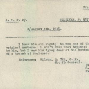 Soldier packet page