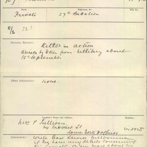 Soldier packet page