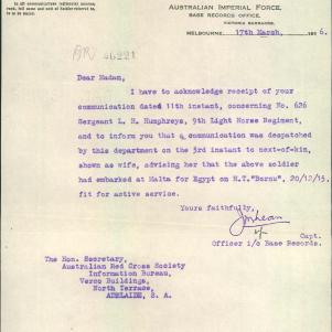 Soldier packet page