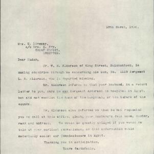 Soldier packet page