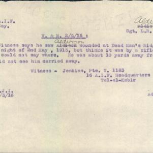Soldier packet page