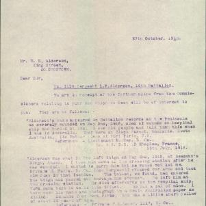 Soldier packet page