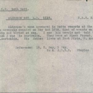Soldier packet page