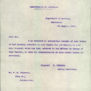 Soldier packet page