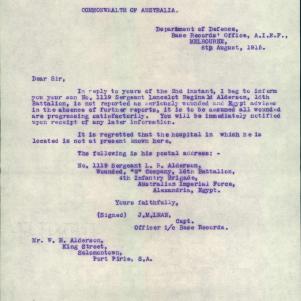 Soldier packet page