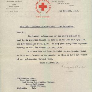 Soldier packet page
