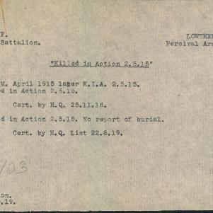Soldier packet page