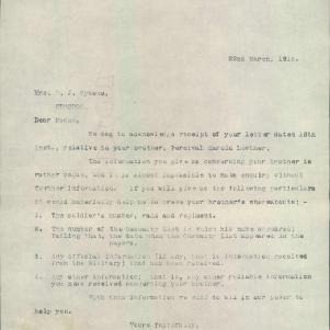 Soldier packet page