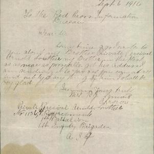 Soldier packet page