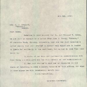 Soldier packet page