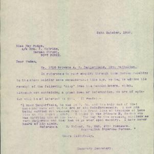 Soldier packet page