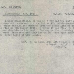Soldier packet page